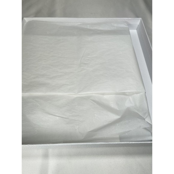 Authentic Dior Large Empty Box With Dior Tissue Paper 10” x 10” x 1.5” - Picture 2 of 2